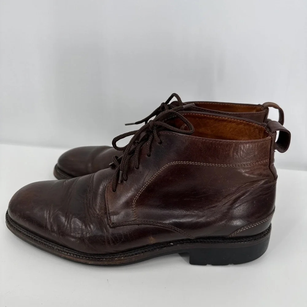 Cole Haan Mens‎ Chucka Leather Boots Size 11M Quality Leather Brazil